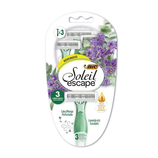 Bic Rasuradora Soleil Escape Lavanda Eucalipto - Farmacias Arrocha
