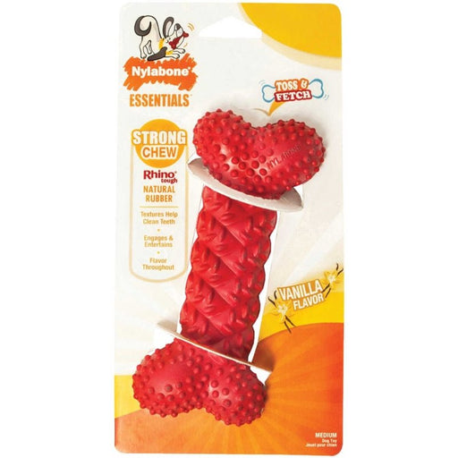 Nylabone Essentials Moderate Chew Toss & Fetch Vanilla Flavor - Farmacias Arrocha