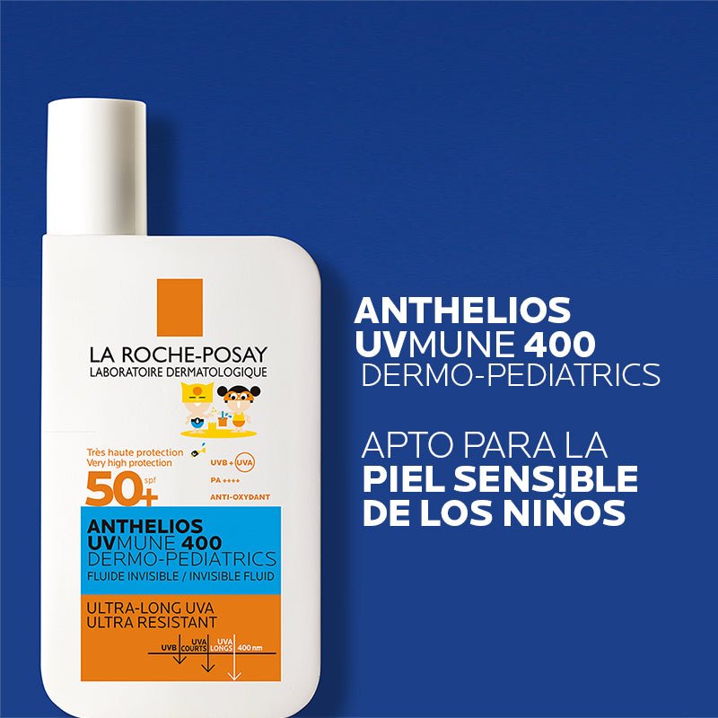 La Roche Posay Anthelios Dermo - pediatrico Fluido UVMune 400 SPF 50+ 50ml - Farmacias Arrocha
