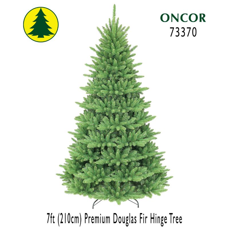 Oncor Pino de 7' Modelo Douglas Fir Premium Hinge - Farmacias Arrocha