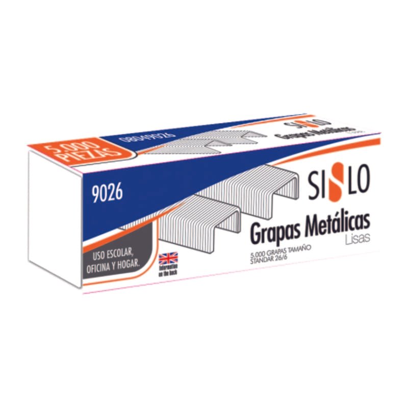 Sysabe Grapas Lisas 26/6 5000 Grapas - Farmacias Arrocha