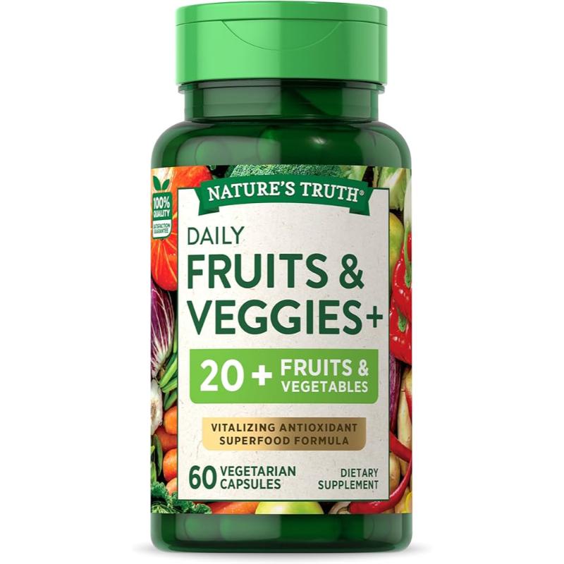 Nature'S Truth Super Fruit & Veggies X 60 Capsulas - Farmacias Arrocha