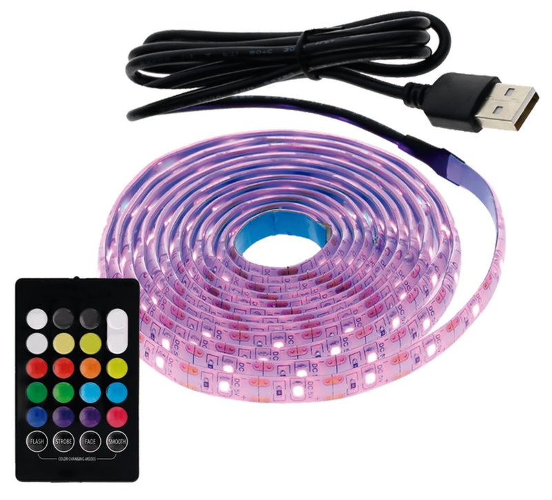 Tira Flexible de Luces Led con Control Remoto 3 Pies - Farmacias Arrocha
