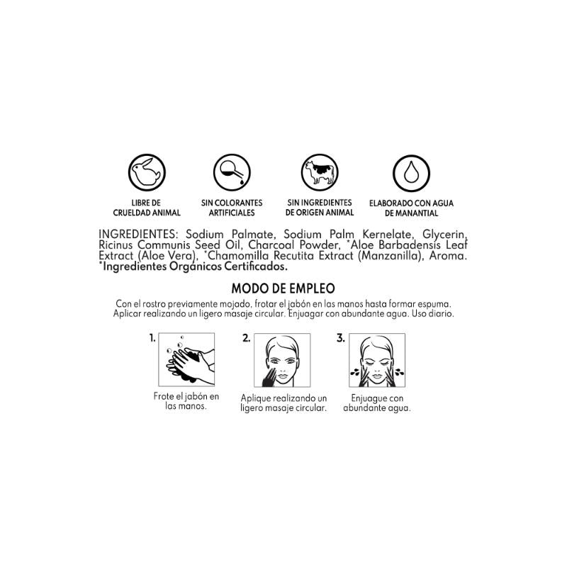 Bioland Jabón Facial Carbón Activado En Barra 110G - Farmacias Arrocha