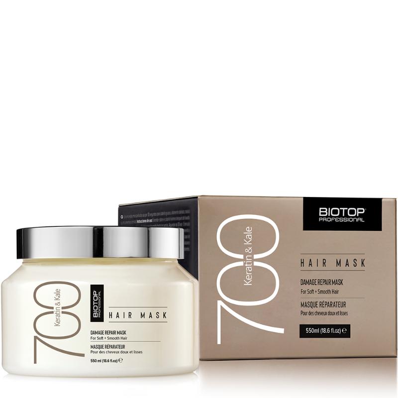 Biotop 700 Keratin+Kale Hair Mask 550Ml - Farmacias Arrocha