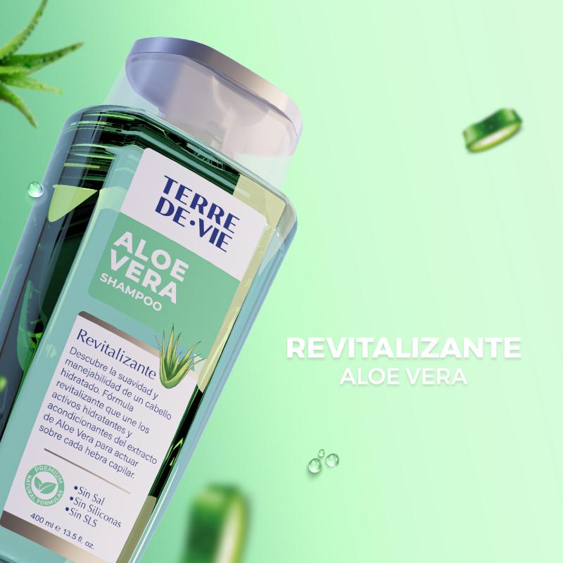 Terre De Vie Acondicionador Aloe Vera Revitalizante 400Ml - Farmacias Arrocha