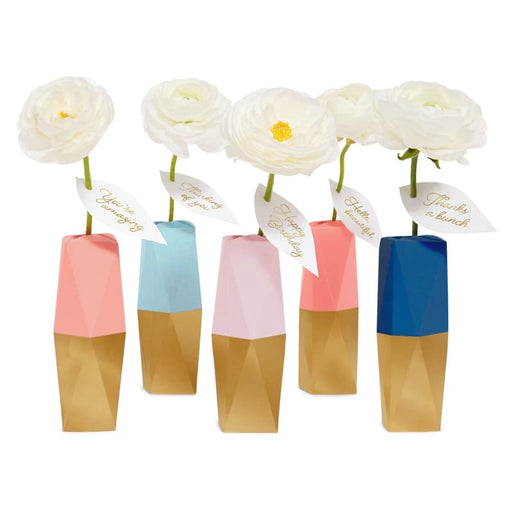 Hallmark Kit Mini Florero De Papel Y Etiquetas - Farmacias Arrocha