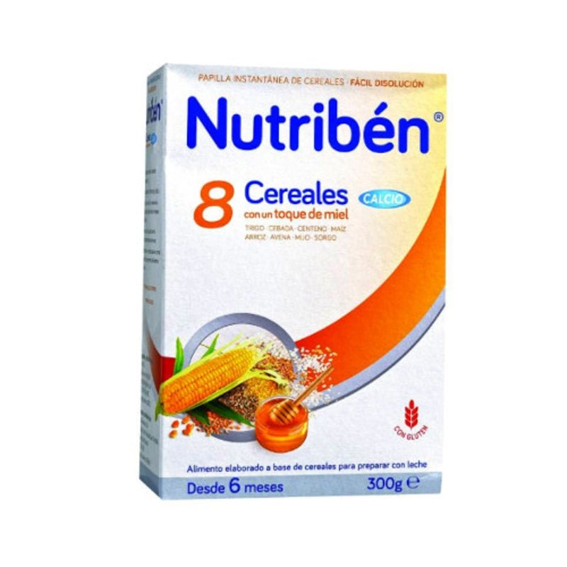 Nutriben 8 Cereales Miel Y Calcio 300Gr - Farmacias Arrocha