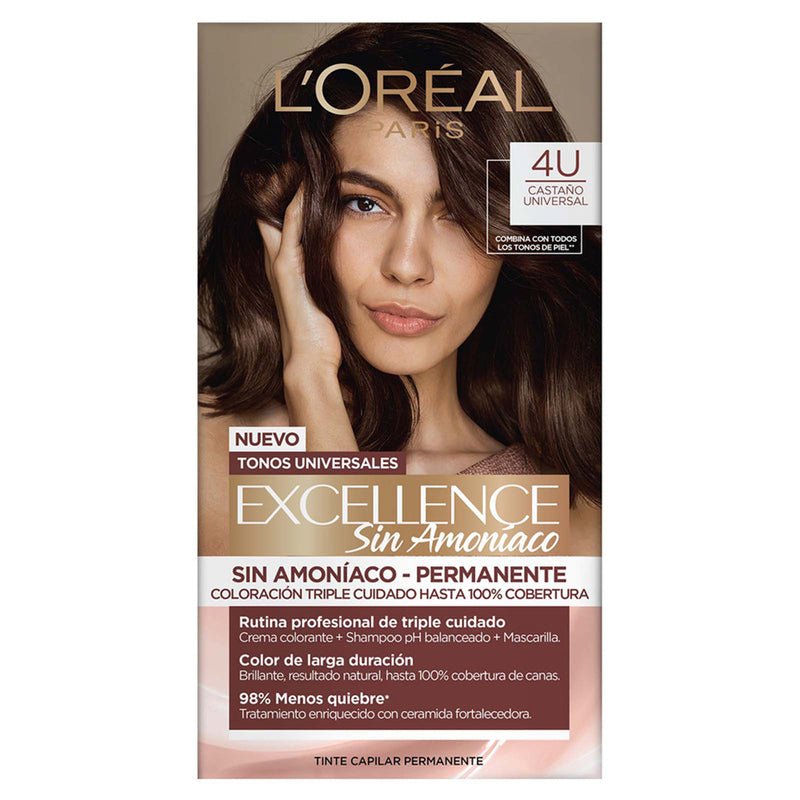L'Oreal Tintura Permanente Excellence Sin Amoniaco - Farmacias Arrocha