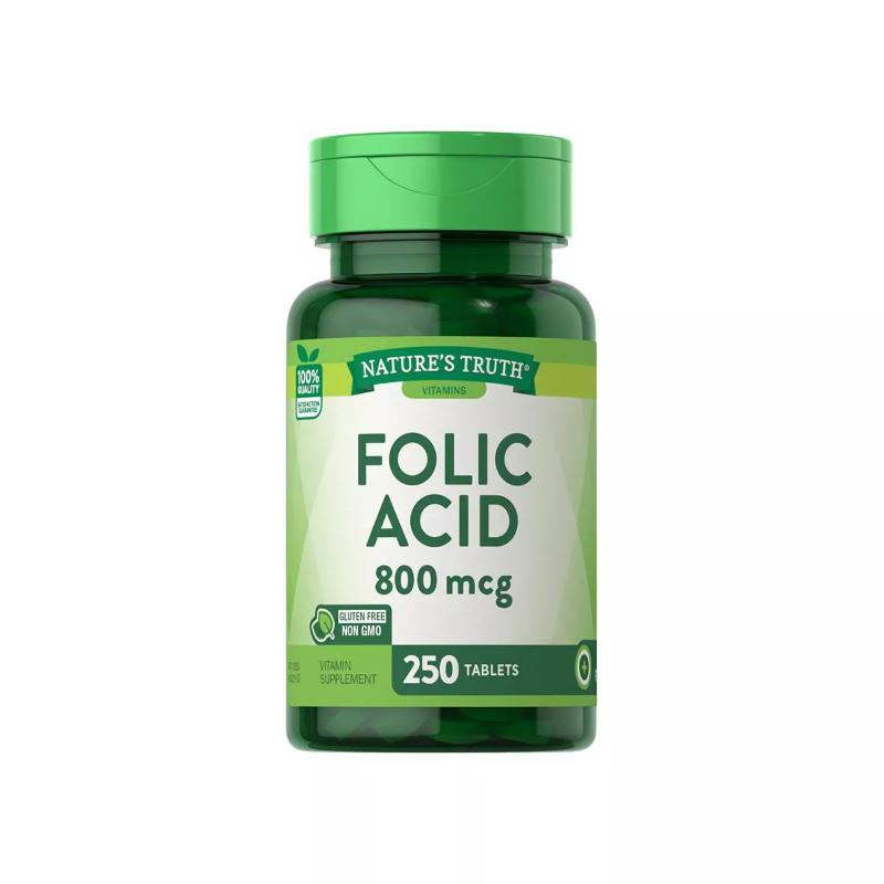 Nature'S Truth Folic Acid 800 Mcg 250 Tab - Farmacias Arrocha