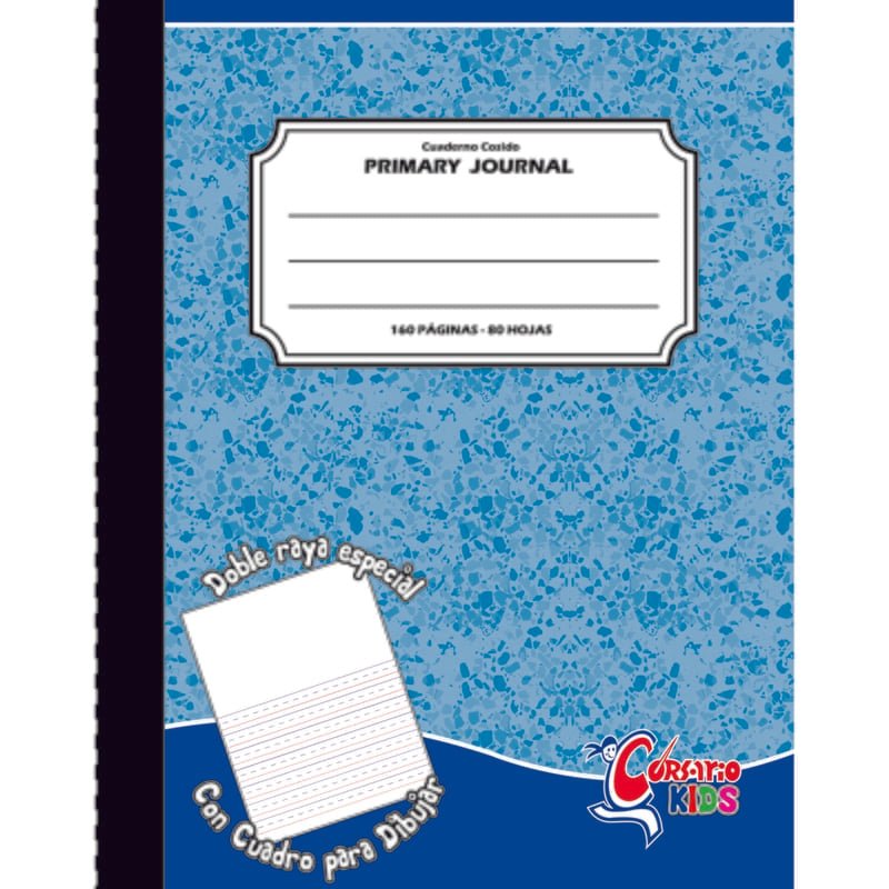Corsario Primary Journal Celeste - Farmacias Arrocha