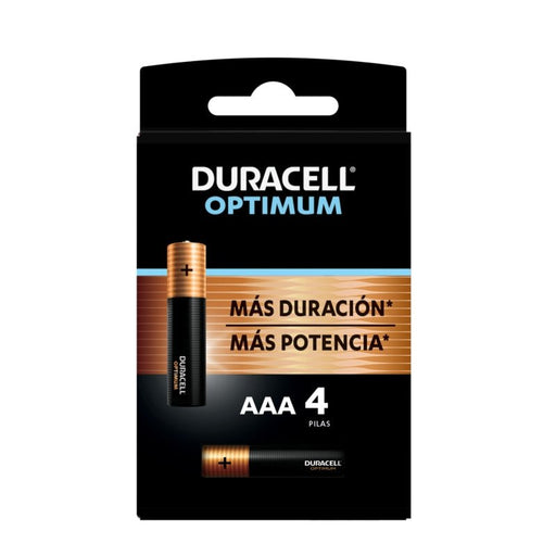 Duracell Batería Optimum AAA 4U - Farmacias Arrocha