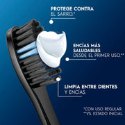 Pasta de dientes Oral - B Pack detox Sarro Prevent 31 ml + Cepillo de dientes Indicator Negro - Farmacias Arrocha