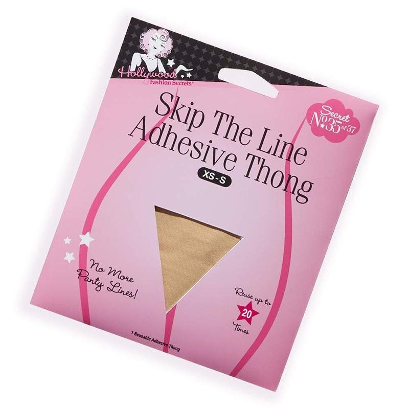 Hollywood Fashion Secrets Skip The Line Adhesive Thong XS/S - Farmacias Arrocha
