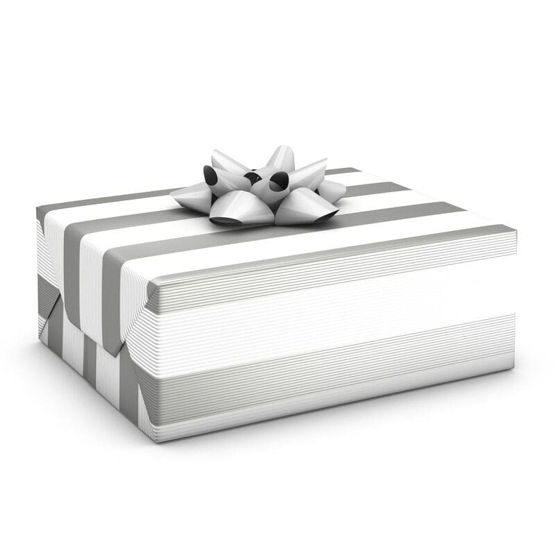Hallmark Papel De Regalo Rayas Blancas Perladas 15Ft² - Farmacias Arrocha