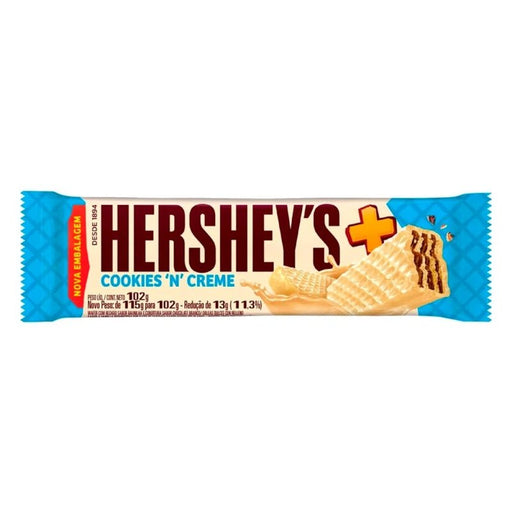 Hershey Wafer Coockies Cream 102G - Farmacias Arrocha