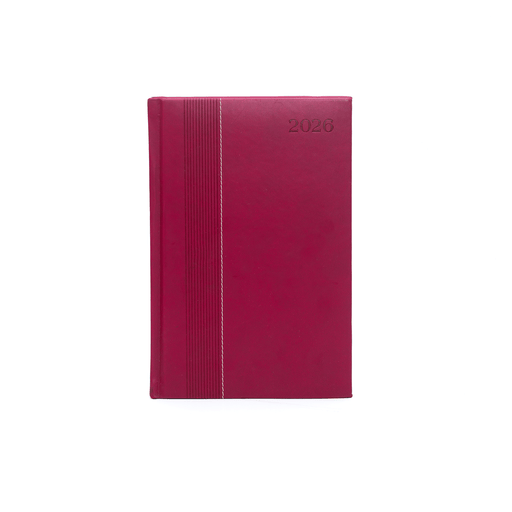 Agenda Premium Diaria Sunzal Burgundy 2026 - Farmacias Arrocha