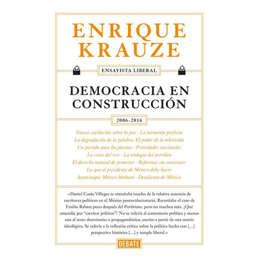 Democracia en construcción (Ensayista liberal 6) - Farmacias Arrocha