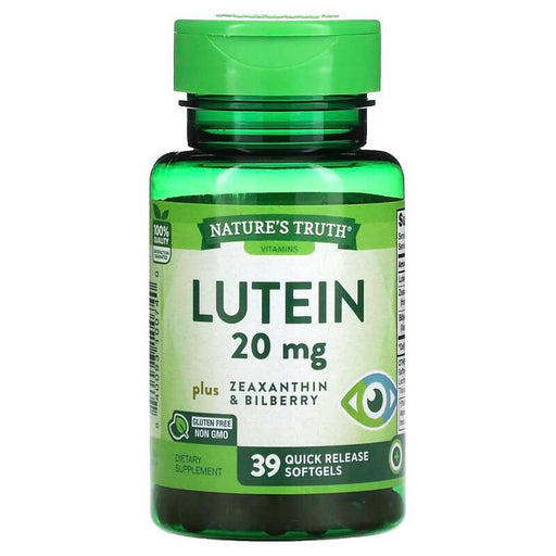 Nature'S Truth Lutein 20Mg + Zeaxanthin & Bilberry 39So - Farmacias Arrocha