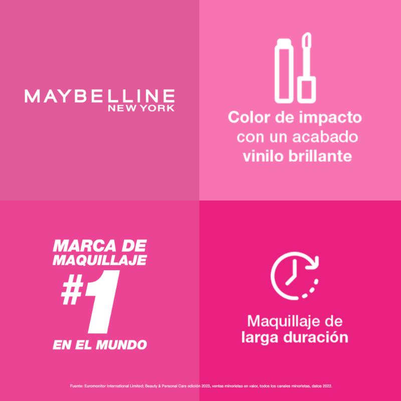 Labial Líquido Maybelline Superstay Vinyl Ink - Farmacias Arrocha