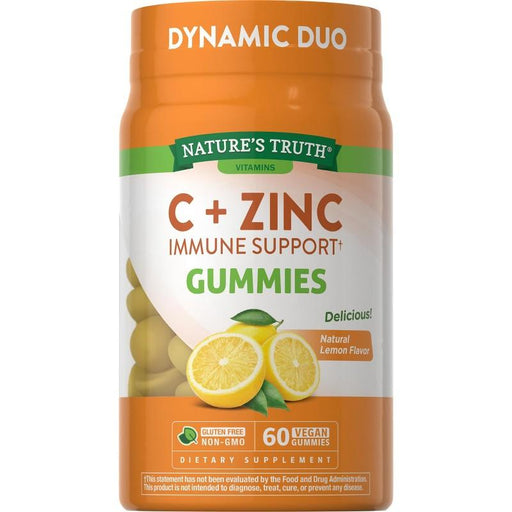 Nature'S Truth Vitamin C Inm. Supp+Manuka H. Zinc Gum - Farmacias Arrocha