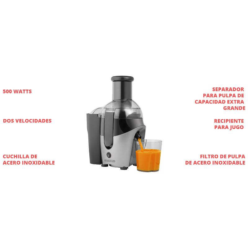 Extractor De Jugos B+D 500 Watts - Farmacias Arrocha