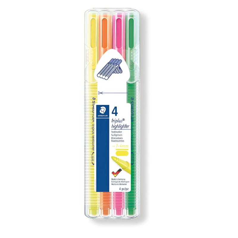 Staedtler Estuche de 4 Rotuladores Fluorosecente - Farmacias Arrocha