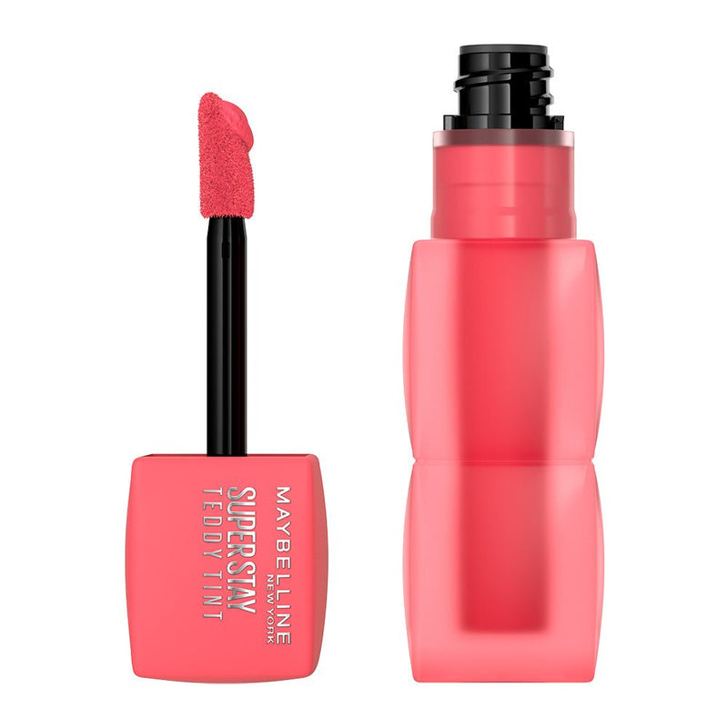 Tinta de Labios Maybelline SuperStay Teddy Tint 40 Petalcore 5 ml - Farmacias Arrocha
