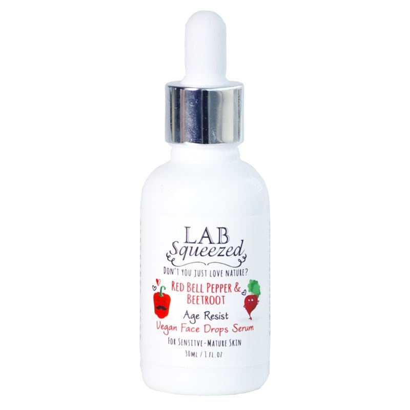 Lab Squeezed Red Bell Pepper & Beetroot Age Resist Vegan Face Drops Serum 30 Ml - Farmacias Arrocha