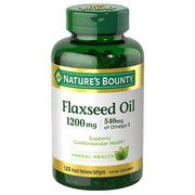 Nature's Bounty Flax Oil 1200 Mg /Omega De 100 Capsulas - Farmacias Arrocha