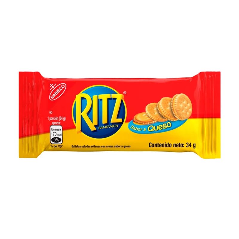 Ritz Galleta Queso Reg 34Gr - Farmacias Arrocha