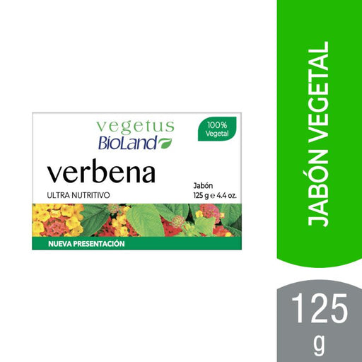 Bioland Jabón Verbena En Barra 125G - Farmacias Arrocha