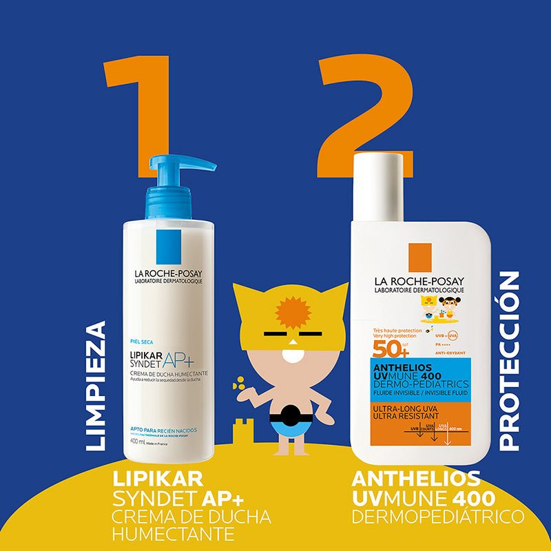 La Roche Posay Anthelios Dermo - pediatrico Fluido UVMune 400 SPF 50+ 50ml - Farmacias Arrocha