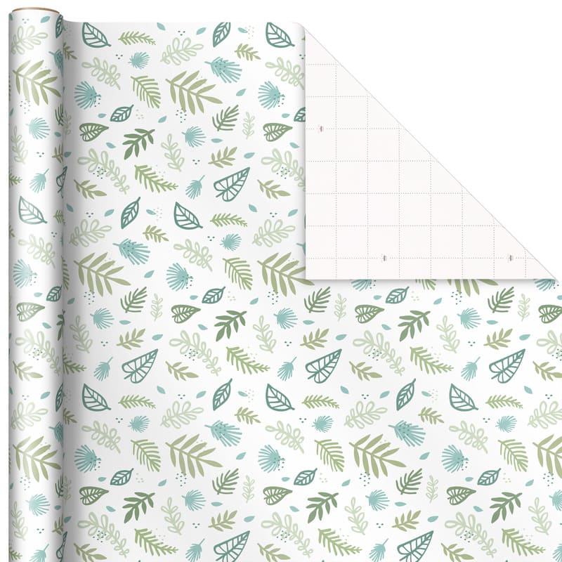 Hallmark Papel De Regalo Hojas Verdes 20Ft² - Farmacias Arrocha