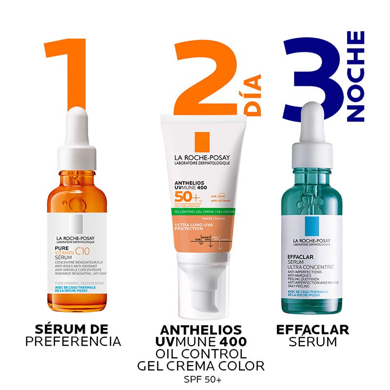 La Roche Posay Anthelios Uvmune 400 Oil Control Toque Seco Protector Solar Con Color Spf50+ 50Ml - Farmacias Arrocha