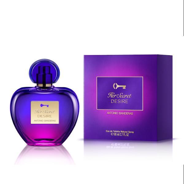 Antonio Banderas 65142606 Ab Her Secret Desire Edt 80Ml - Farmacias Arrocha