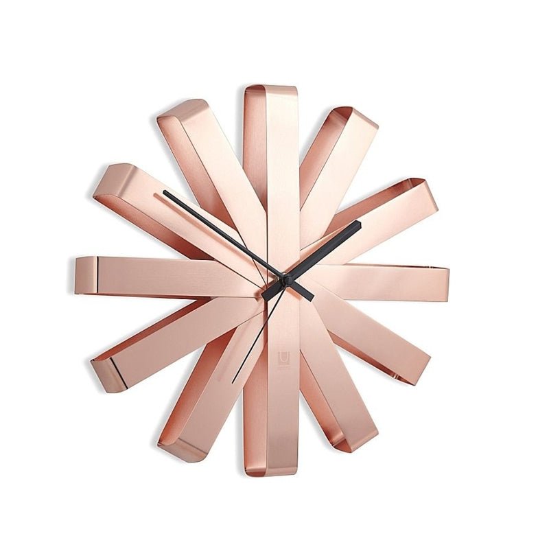 Umbra Reloj de Pared Ribbon 12" Color Cobre - Farmacias Arrocha