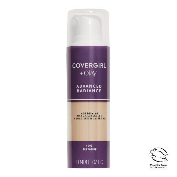 Covergirl + Olay Advance Radiance Age-Defying Liquid Foundation Spf 10, Buff Beige 125
