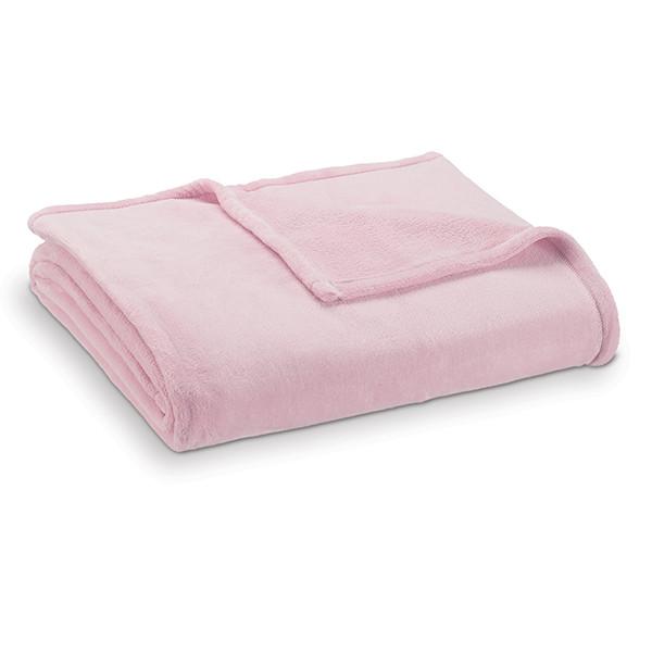 Laura Hill Manta Ultra Suave Twin 60"X86" Rosada