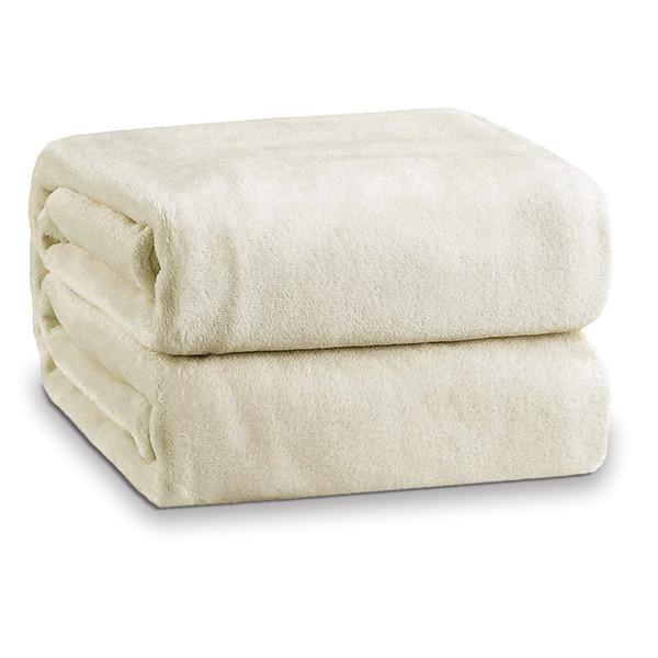 Laura Hill Manta Ultra Suave King 104"X90" Ivory