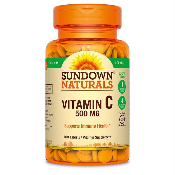 Sundown Naturals C 500  mg Ascorbic Acid Tablets