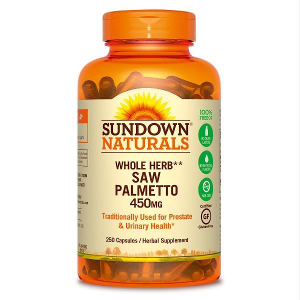 Sundown Naturals Saw Palmetto 450 mg 250 caps