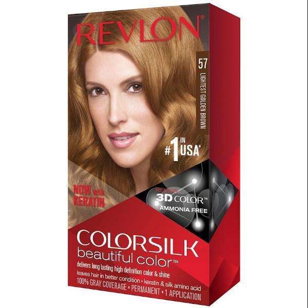 Revlon Colorsilk Tinte #57 Castaño Dorado Muy Claro