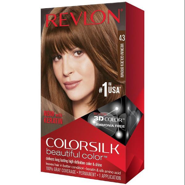 Revlon Colorsilk Tinte #43 Castaño Medio Dorado