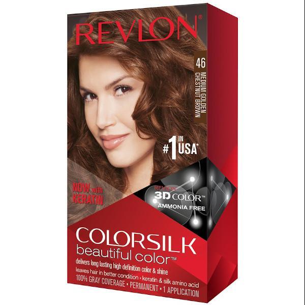 Revlon Colorsilk Tinte #46 Castaño Cobrizo Dorado