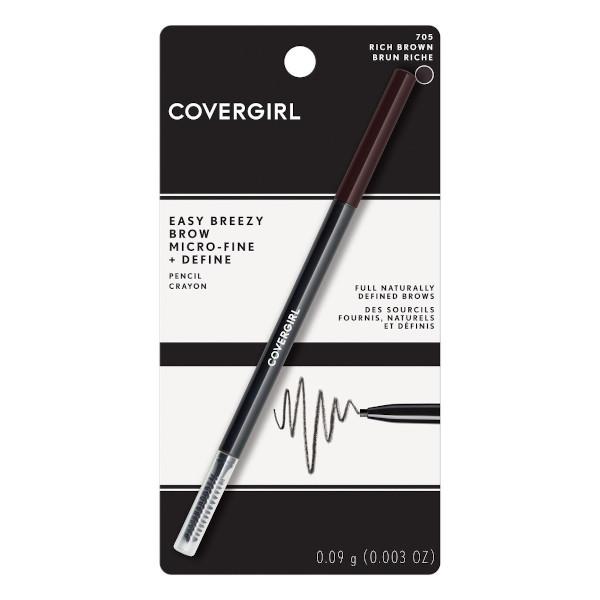 Covergirl Easy Breeze Brow Micro-Fine, Fill + Define Pencil Rich Brown