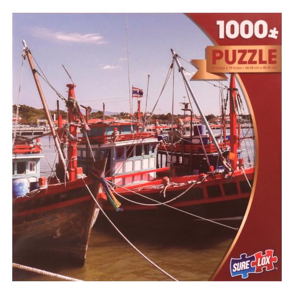 Sure Lox Rompecabezas Seaside Fishingboat 1000Pc