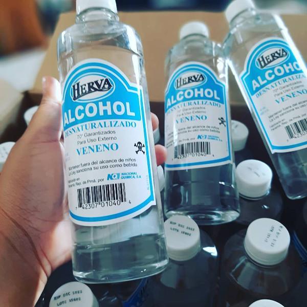 Alcohol Herva 70% 16Oz Sin Atomizador