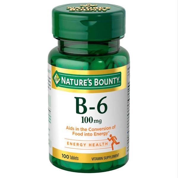 Nature's Bounty B-6 100 Mg De 100 Tabletas
