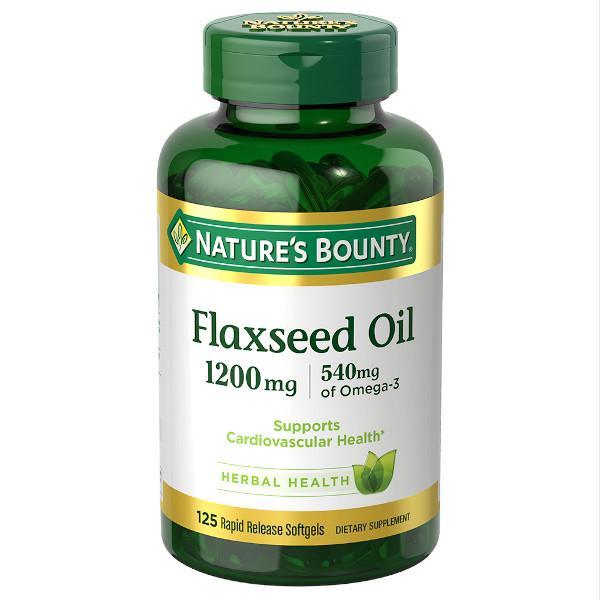 Nature's Bounty Flax Oil 1200 Mg /Omega De 100 Capsulas